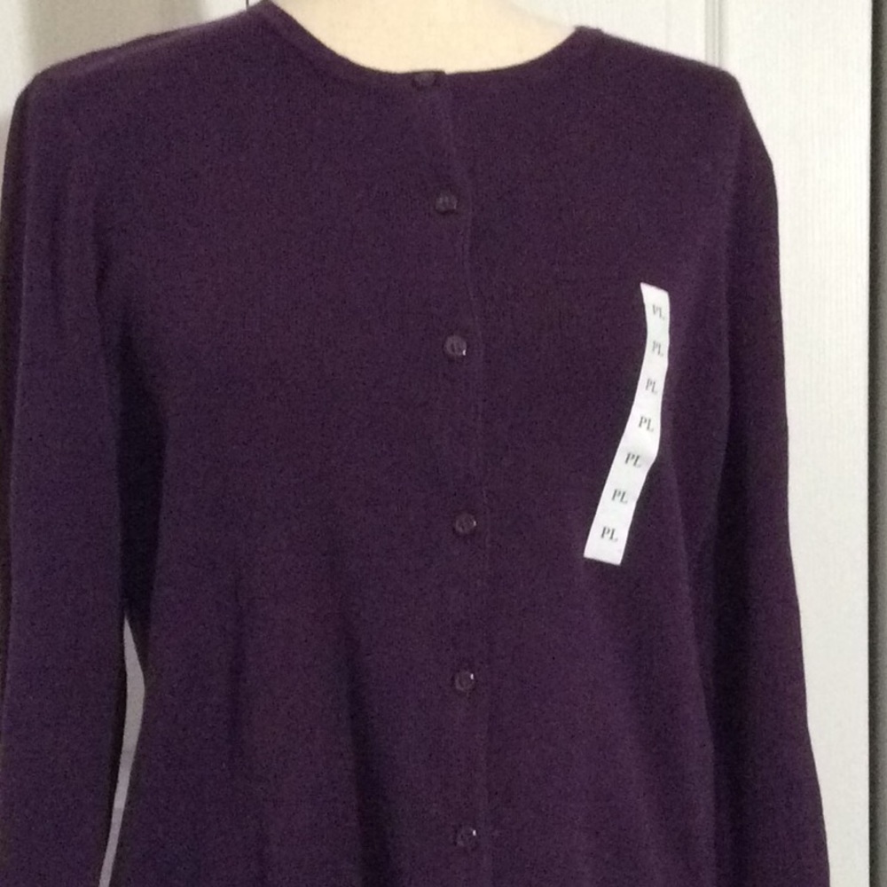 3/$25🌹Croft&Borrow Purple Petite Sweater